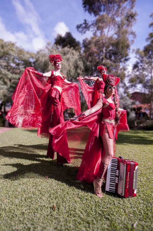 FLAME, stilt walker in Perth, photo 3