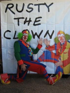 Rusty the Clown, live in Gold Coast