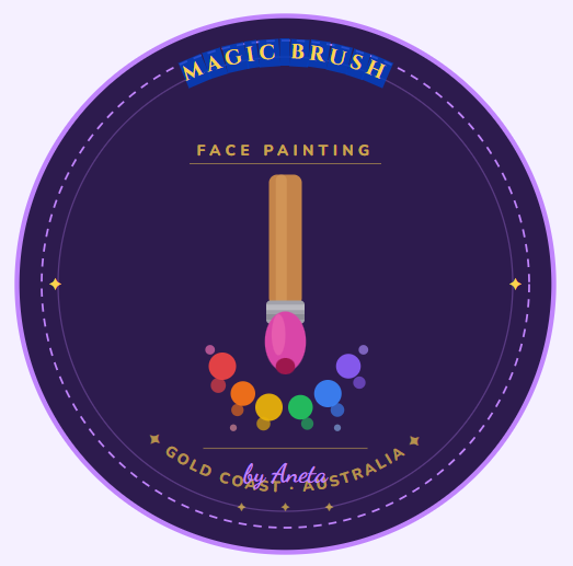 Magic Brush Face Painting, live in Gold Coast