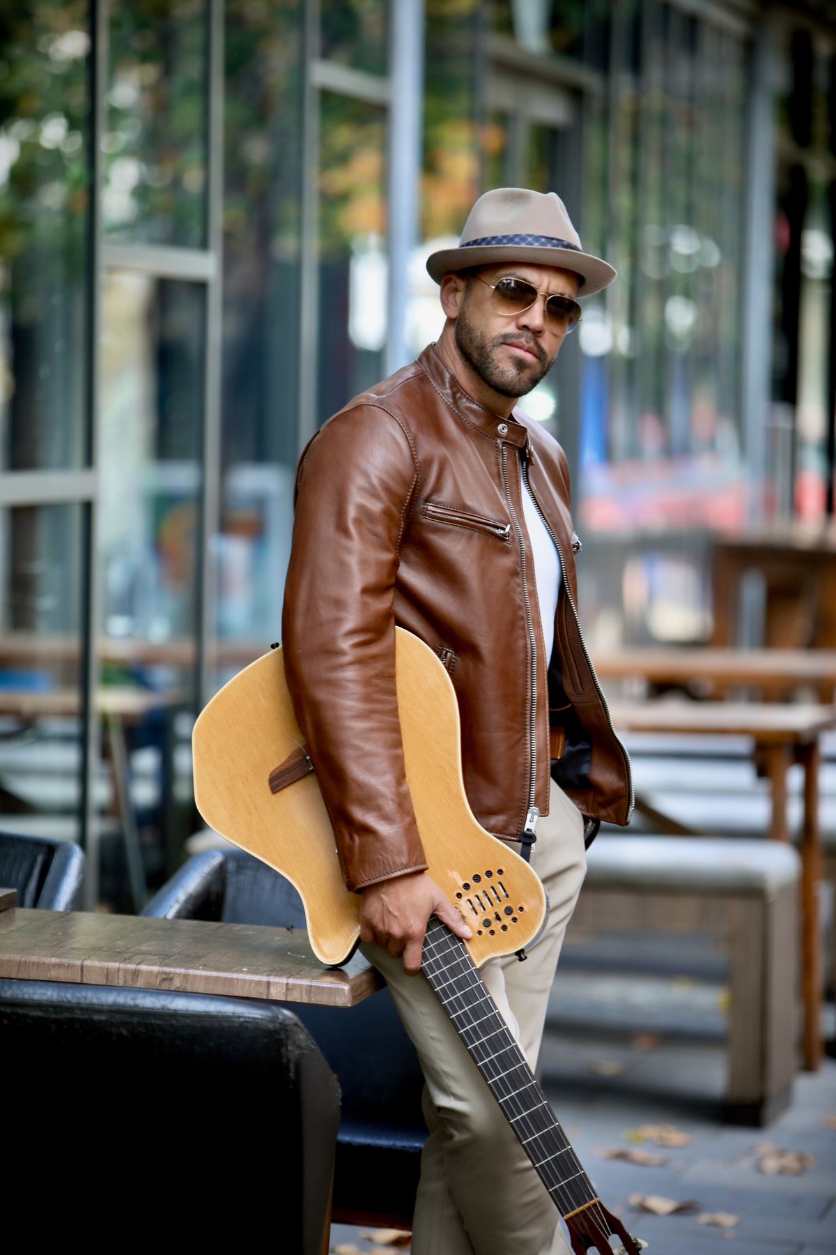 Marcio Mendes, musical soloist in Gold Coast