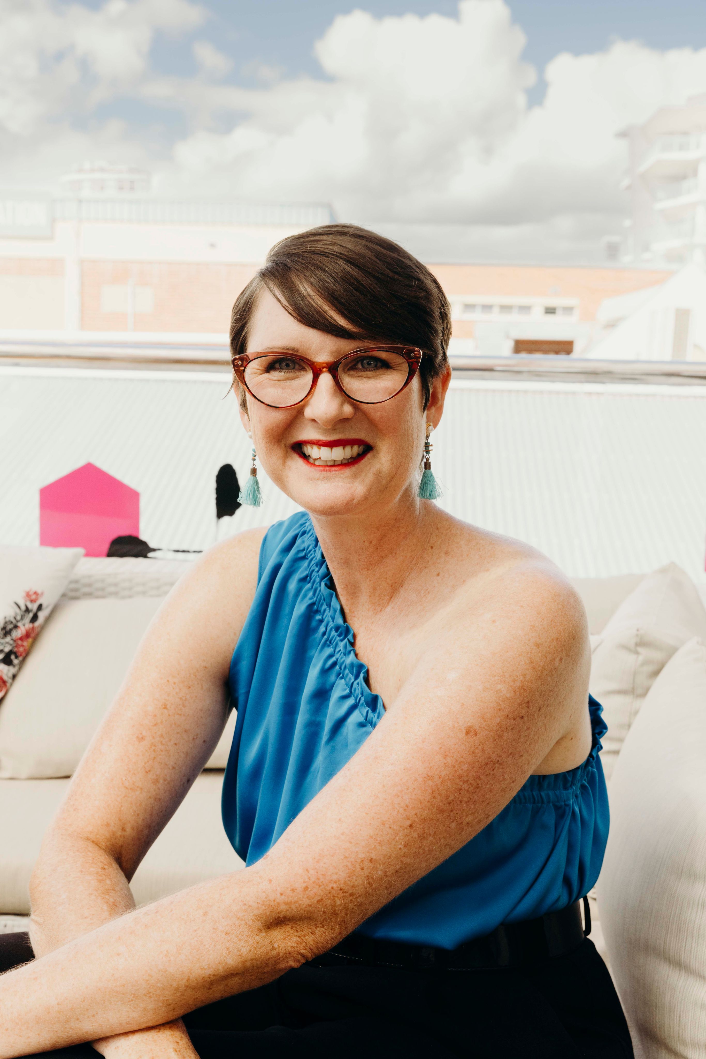 Sacha Clark, mc-master of ceremonies in Gold Coast