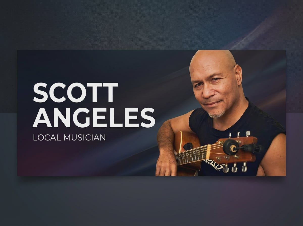 Scott Angeles, musical soloist in Hervey Bay