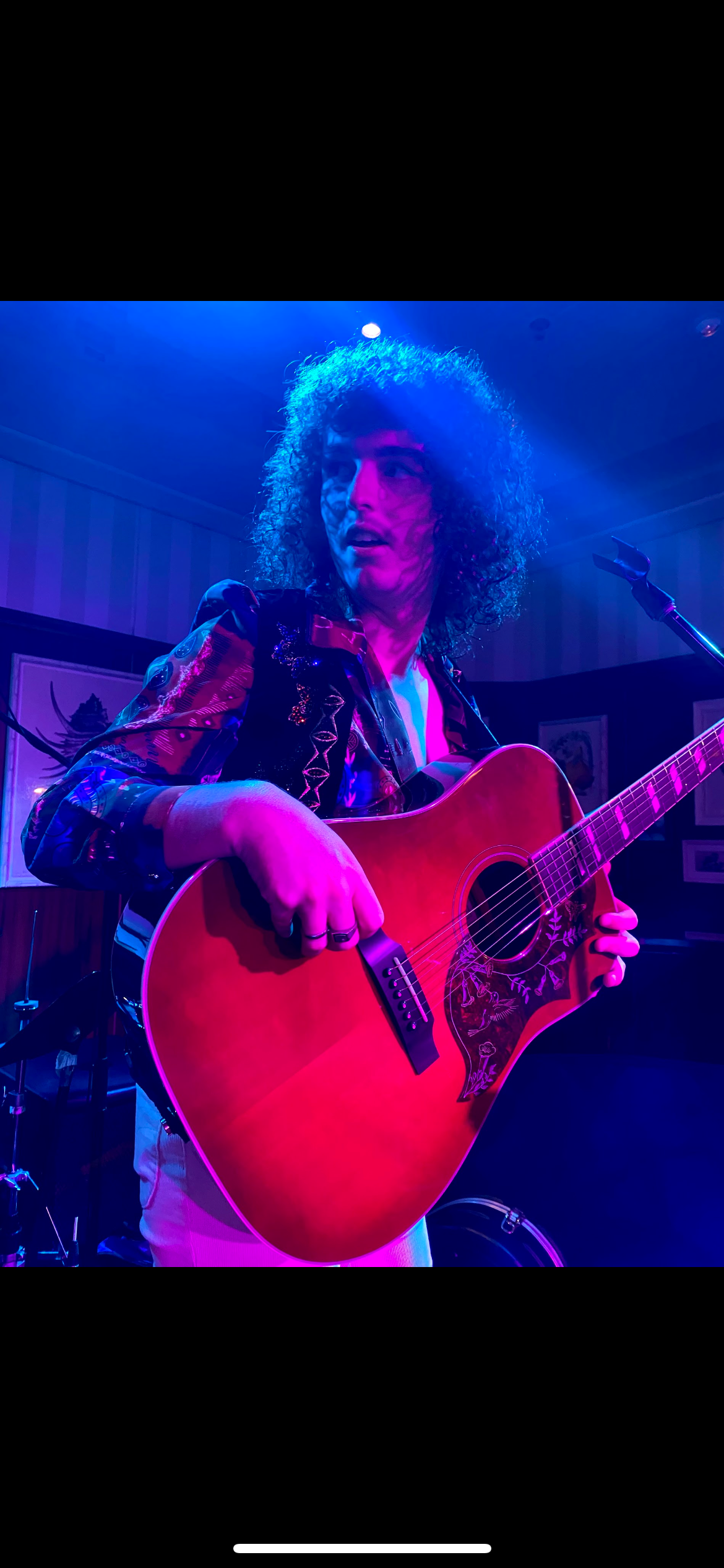 Blake Evans, singer in Hobart