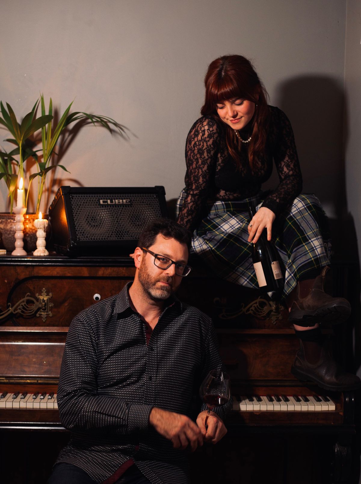 Martine & Moz, musical duo in Hobart