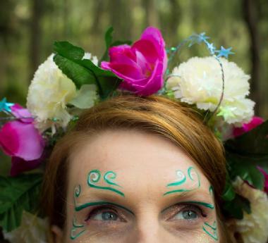Faerie Sweetpea, fairy costume character in Hobart