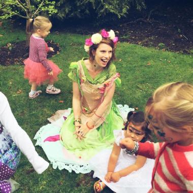Faerie Sweetpea, fairy costume character in Hobart, photo 2