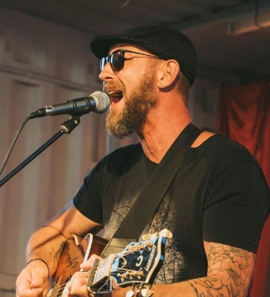 Tim Hibberd, singer in Hobart