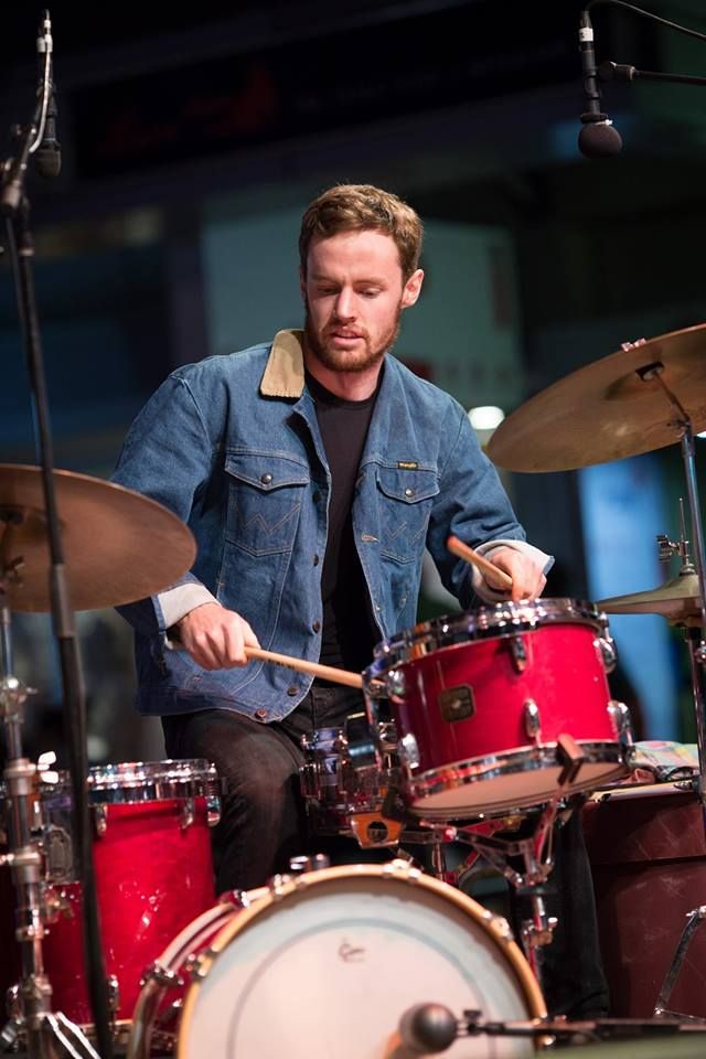 Tom Robb, drummer in Hobart