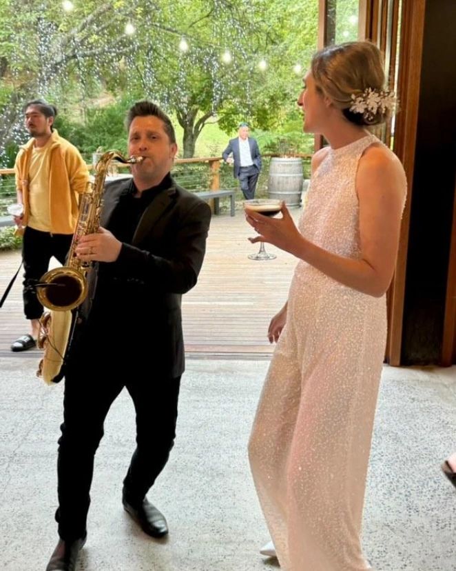 Justin Kenny Hall, saxophone player