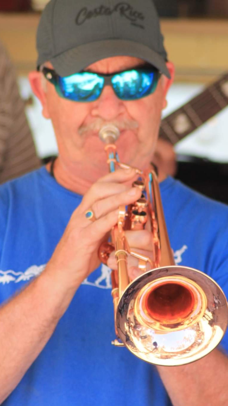 Chris Green, trumpet player in Maldon