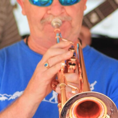 Chris Green, trumpet player in Maldon, photo 2