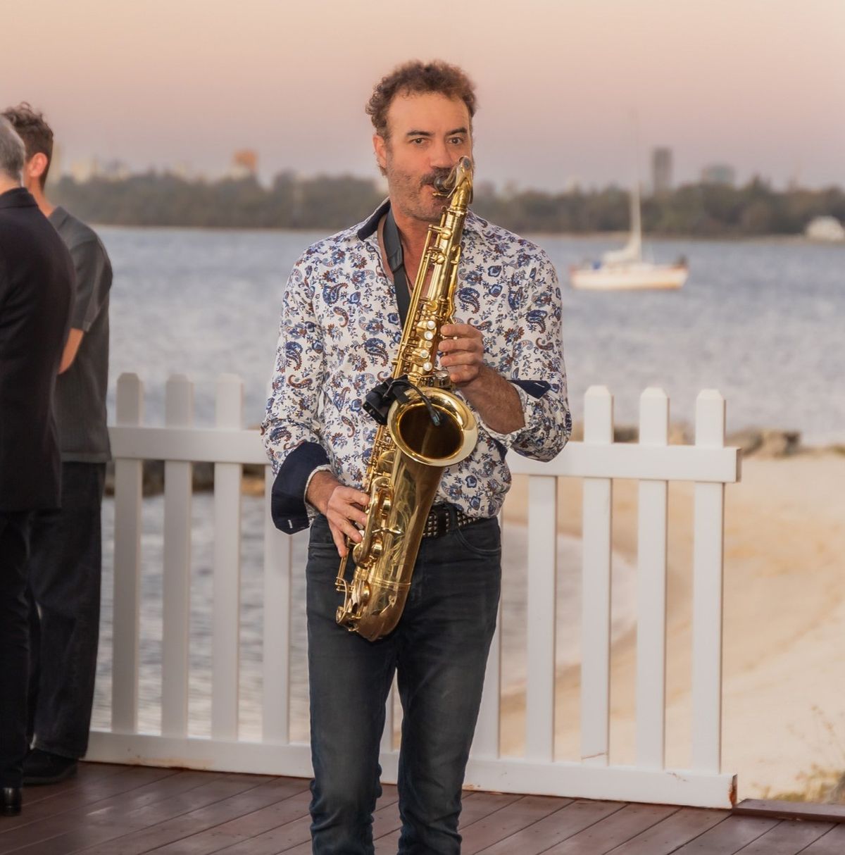 Drew Burns, saxophone player