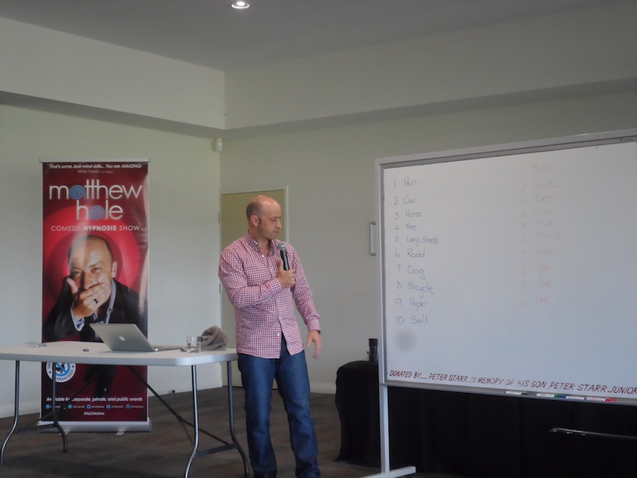 MATTHEW HALE’S MEMORY WORKSHOP, speaker in Perth, photo 2