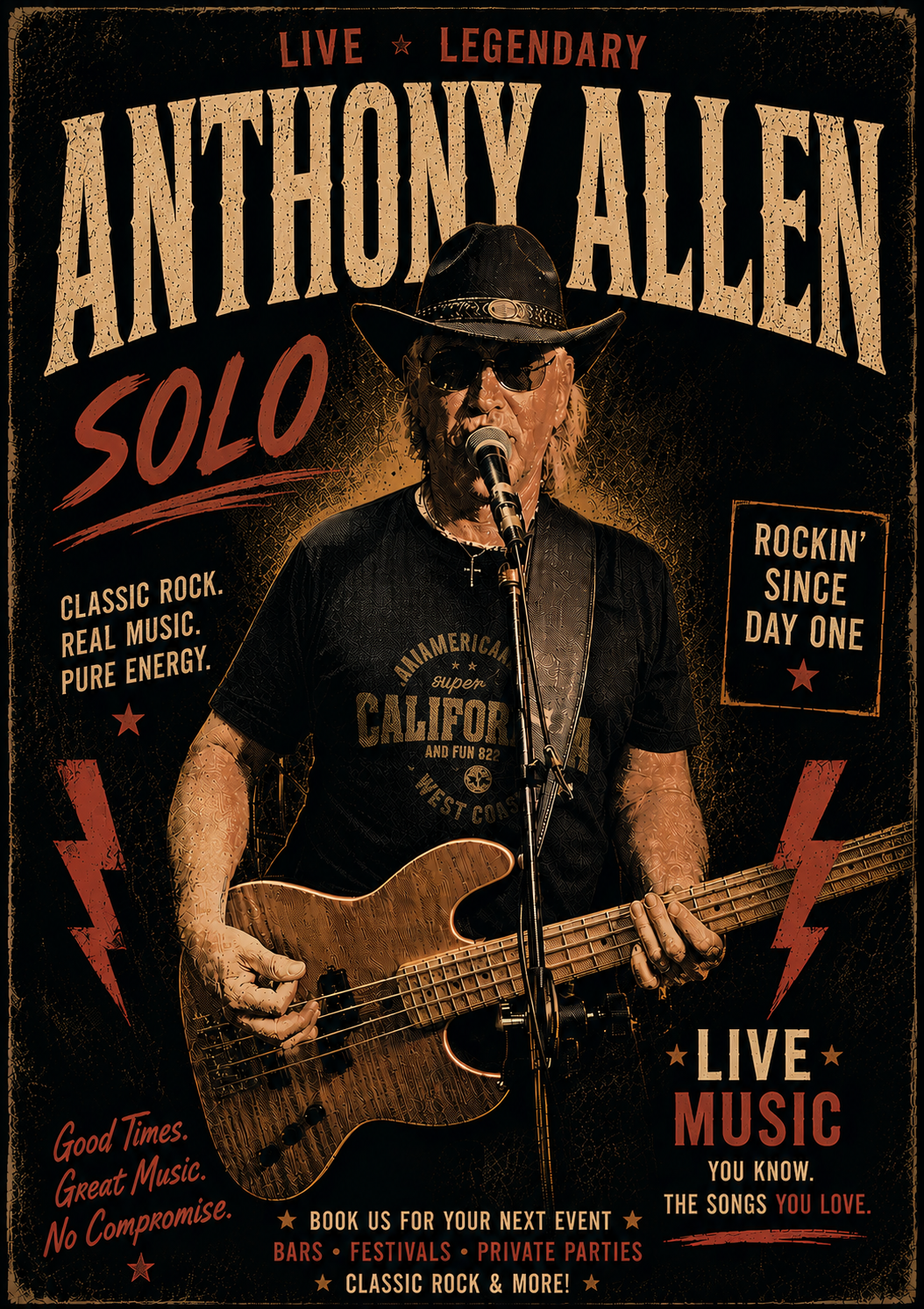 Anthony Allen, singer in Melbourne