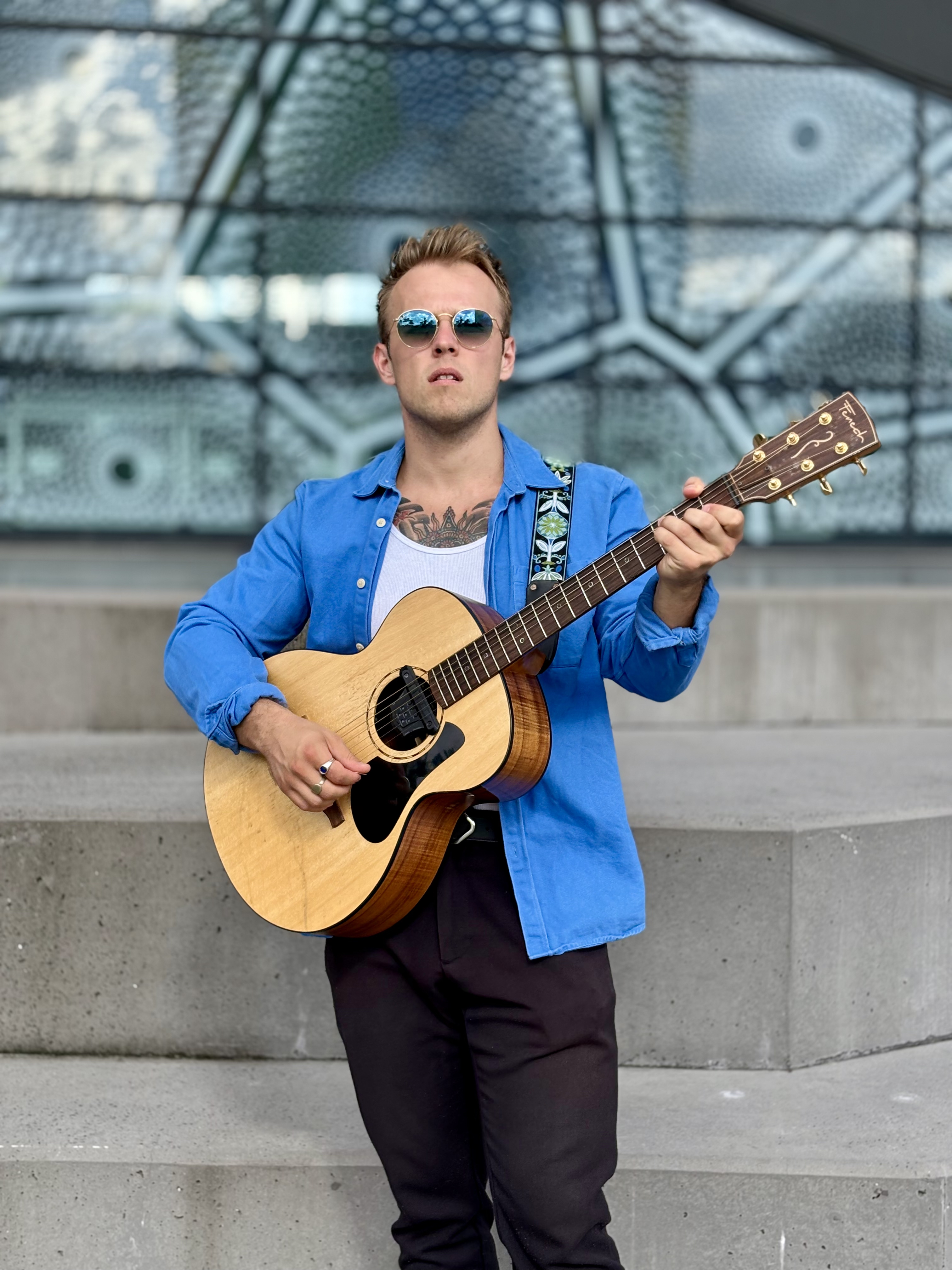 Liam Bowditch, singer-songwriter in Melbourne