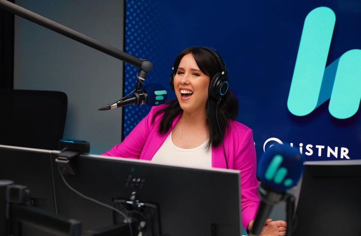 Kat Markey, mc-master of ceremonies in Melbourne
