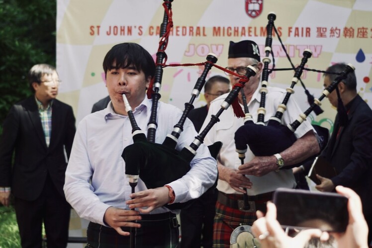Marcus Lee, bagpiper in Melbourne, photo 3