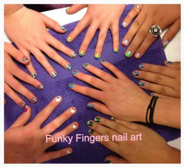 Funky Fingers Nail Art, body painting in Melbourne, photo 2