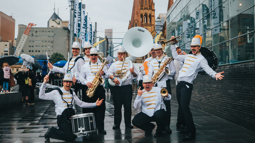 Beat The Heat, brass band in Melbourne, photo 3