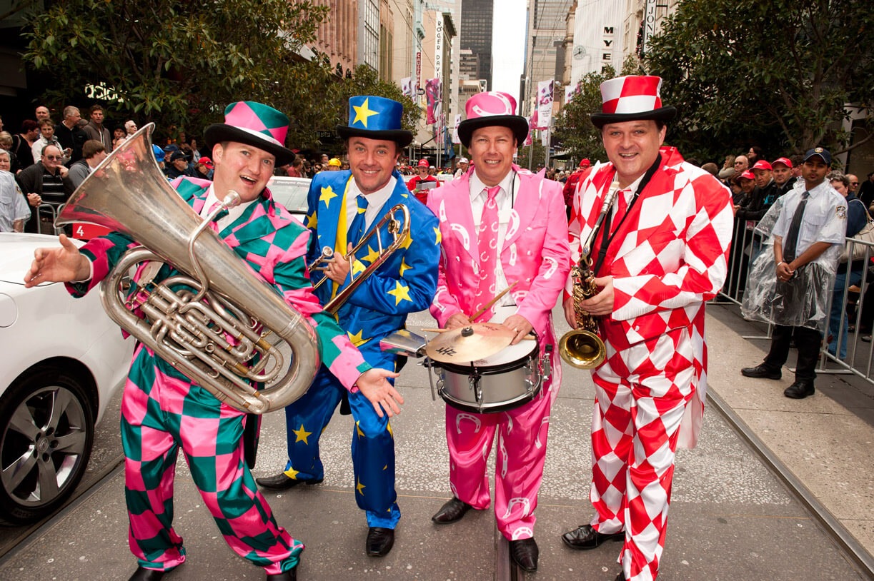 Crazy Morning Suits, brass band in Melbourne