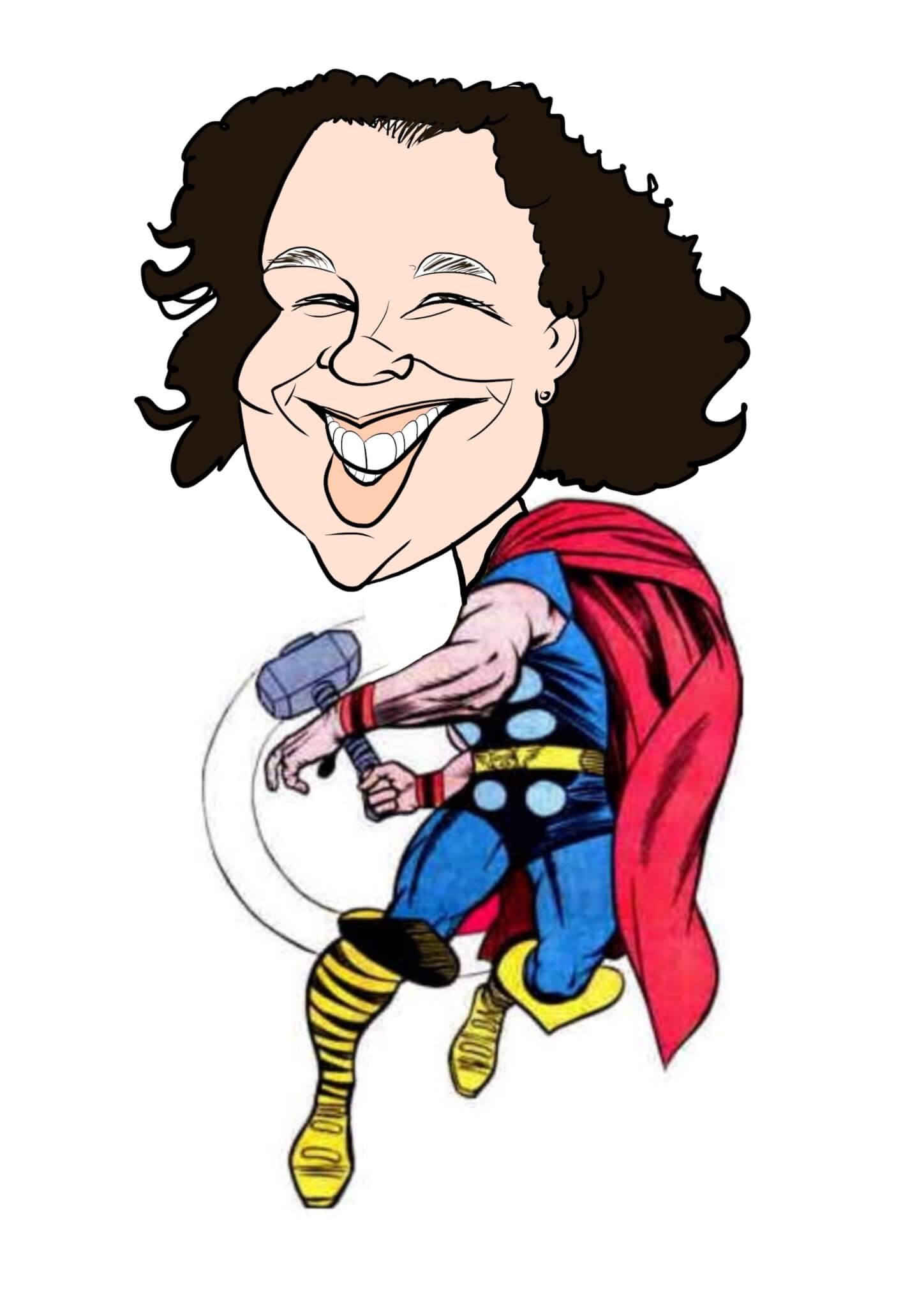 Digital Caricatures Melbourne, caricaturist in Melbourne