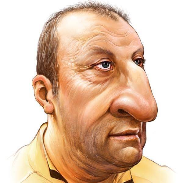 Levent, caricaturist in Melbourne