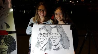Phil Bowler, caricaturist in Melbourne