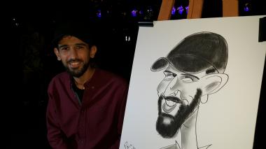 Phil Bowler, caricaturist in Melbourne, photo 3