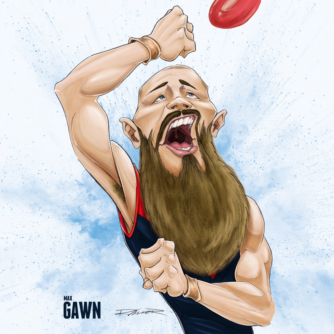 Ricky, caricaturist in Melbourne
