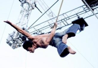 Aerial Straps, circus act in Melbourne