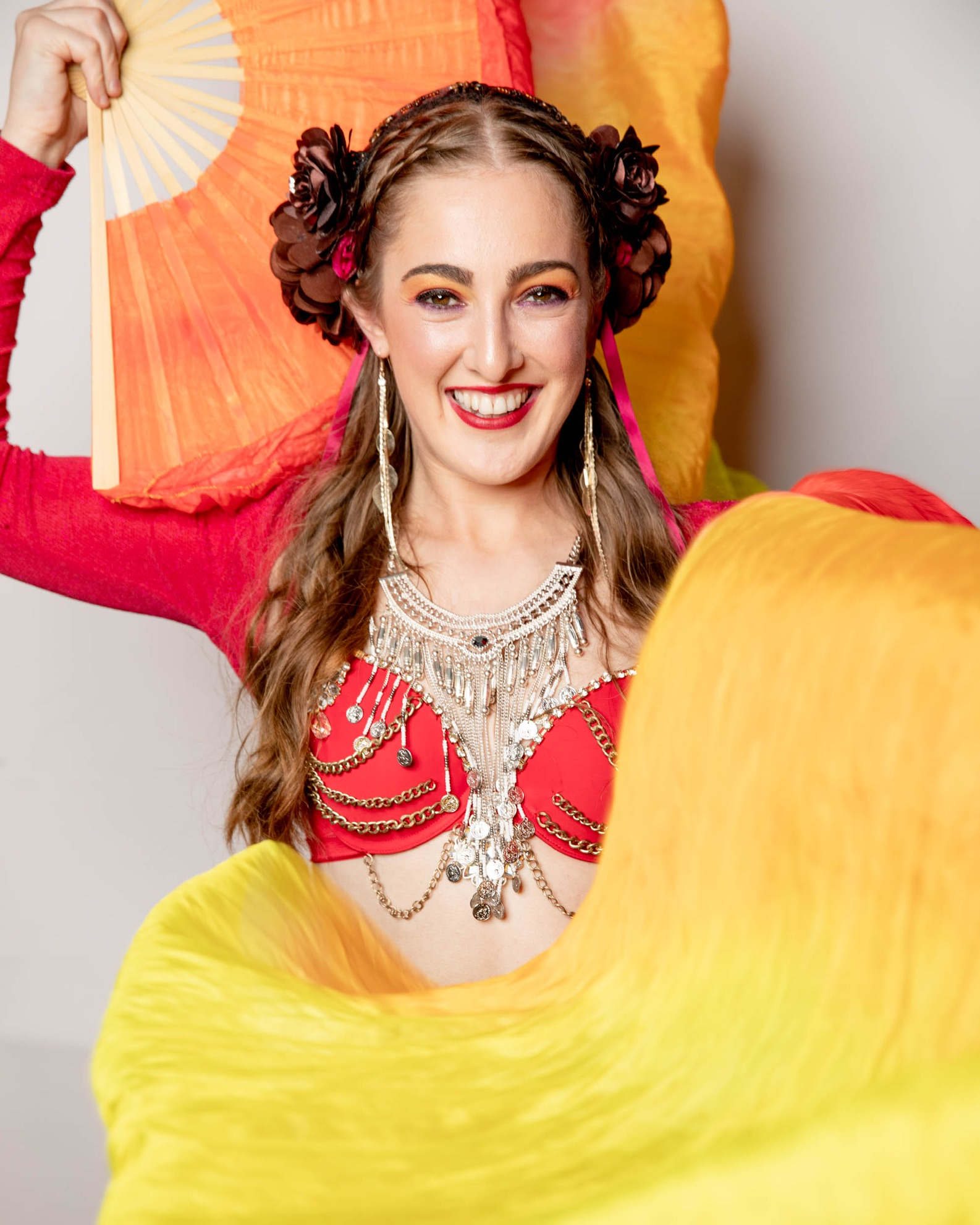 Aurora Flair, fire performer in Melbourne