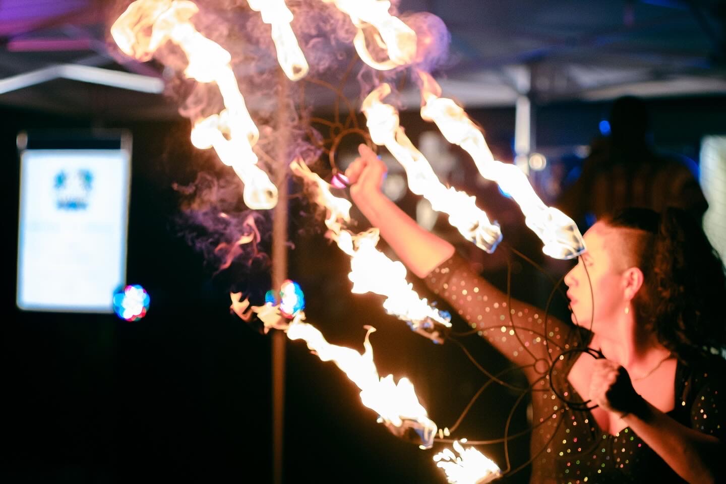 BadBonita, fire performer in Melbourne