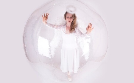 Dancing Angel | Ballerina in Orb, circus act in Melbourne