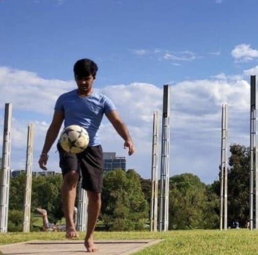 Freestyle Football, juggler in Melbourne, photo 3