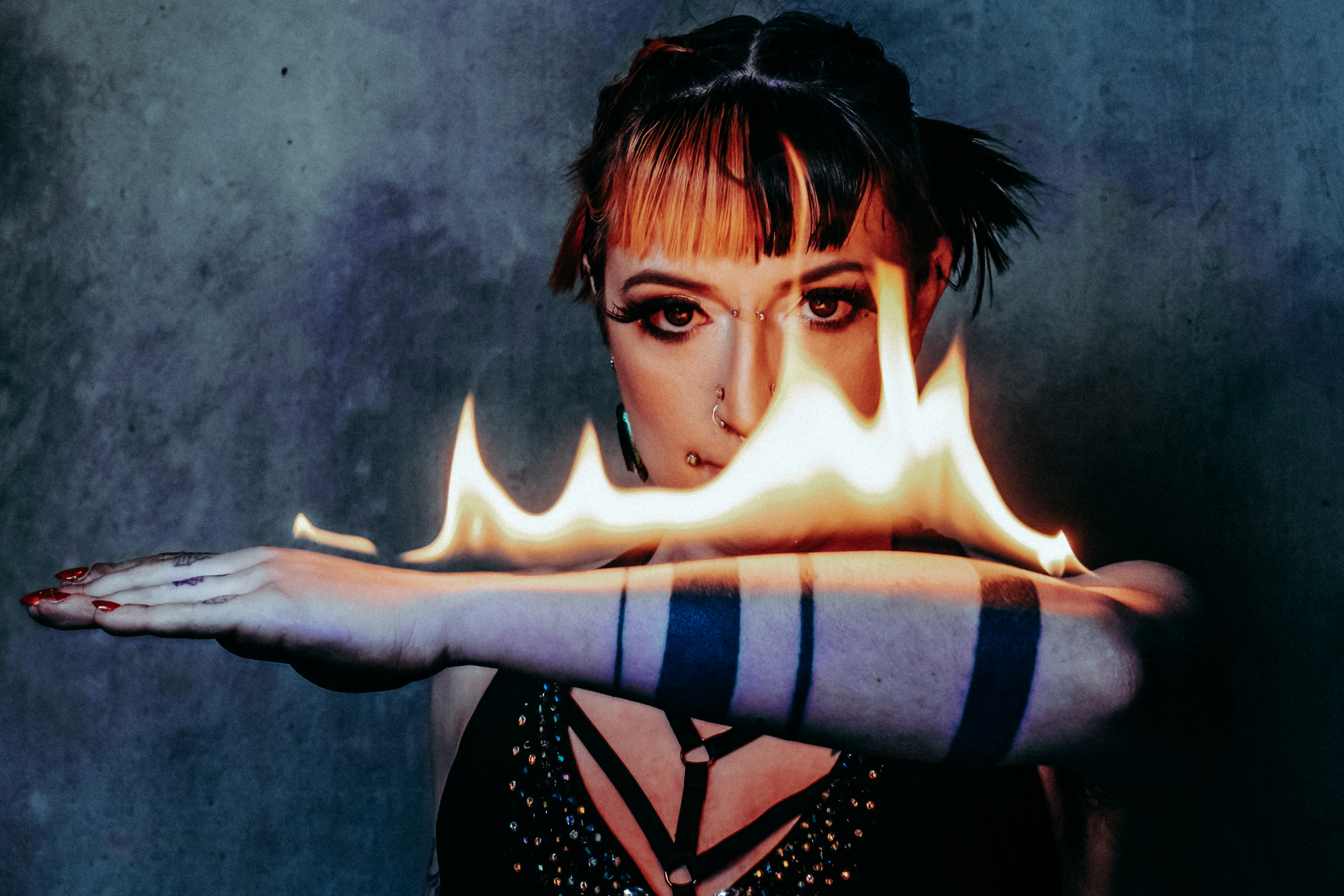 Sian Brigid Circus, fire performer in Melbourne