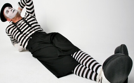 Marcel Manifesto, clown in Melbourne