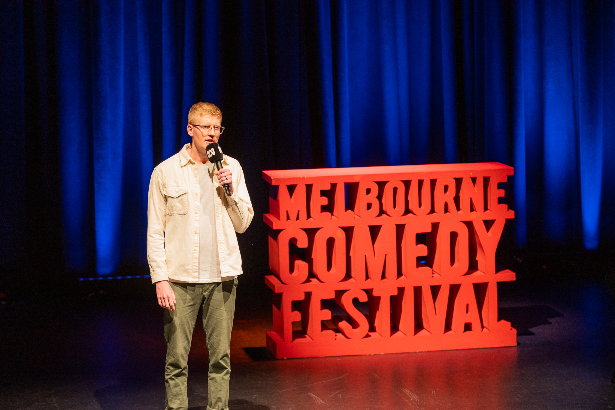 Nick Schuller, comedian in Melbourne