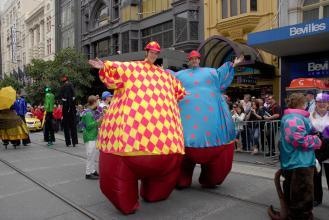 Fat Jockeys, costume character in Melbourne
