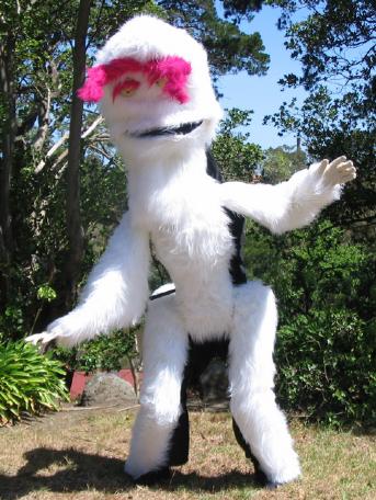 Frederick the Fluffy, costume character in Melbourne