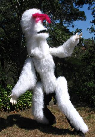 Frederick the Fluffy, costume character in Melbourne, photo 2