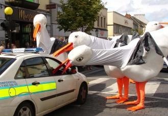 Giant Seagulls, costume character in Melbourne