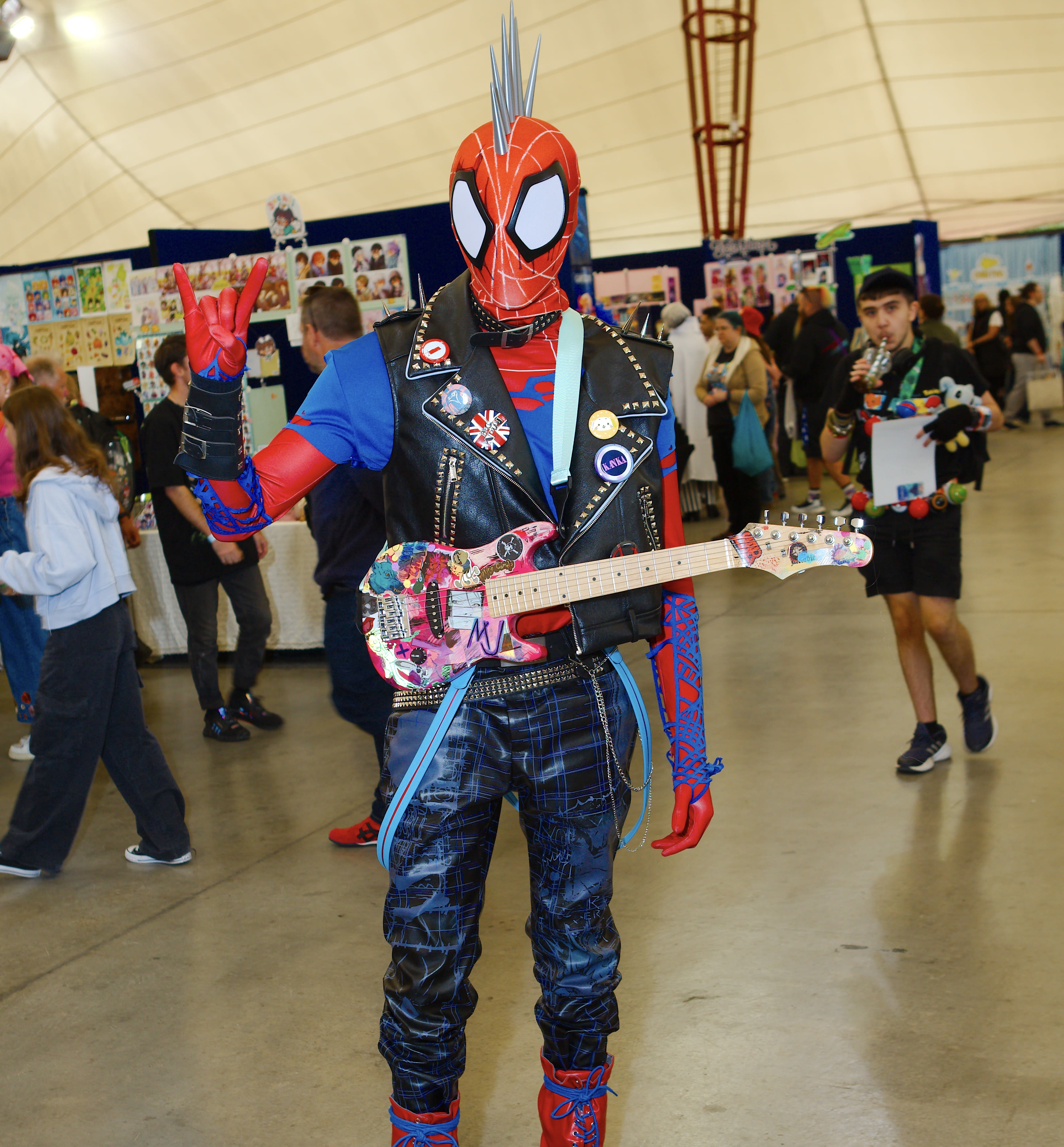 Spider-Punk, costume character in Melbourne