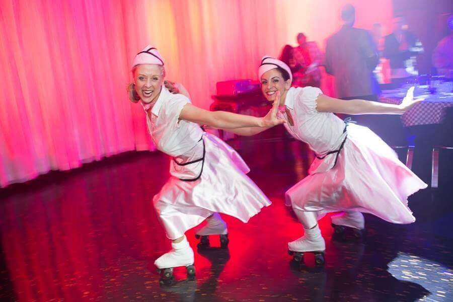 1950s Rock’n Roller Skate Show, dancer in Melbourne