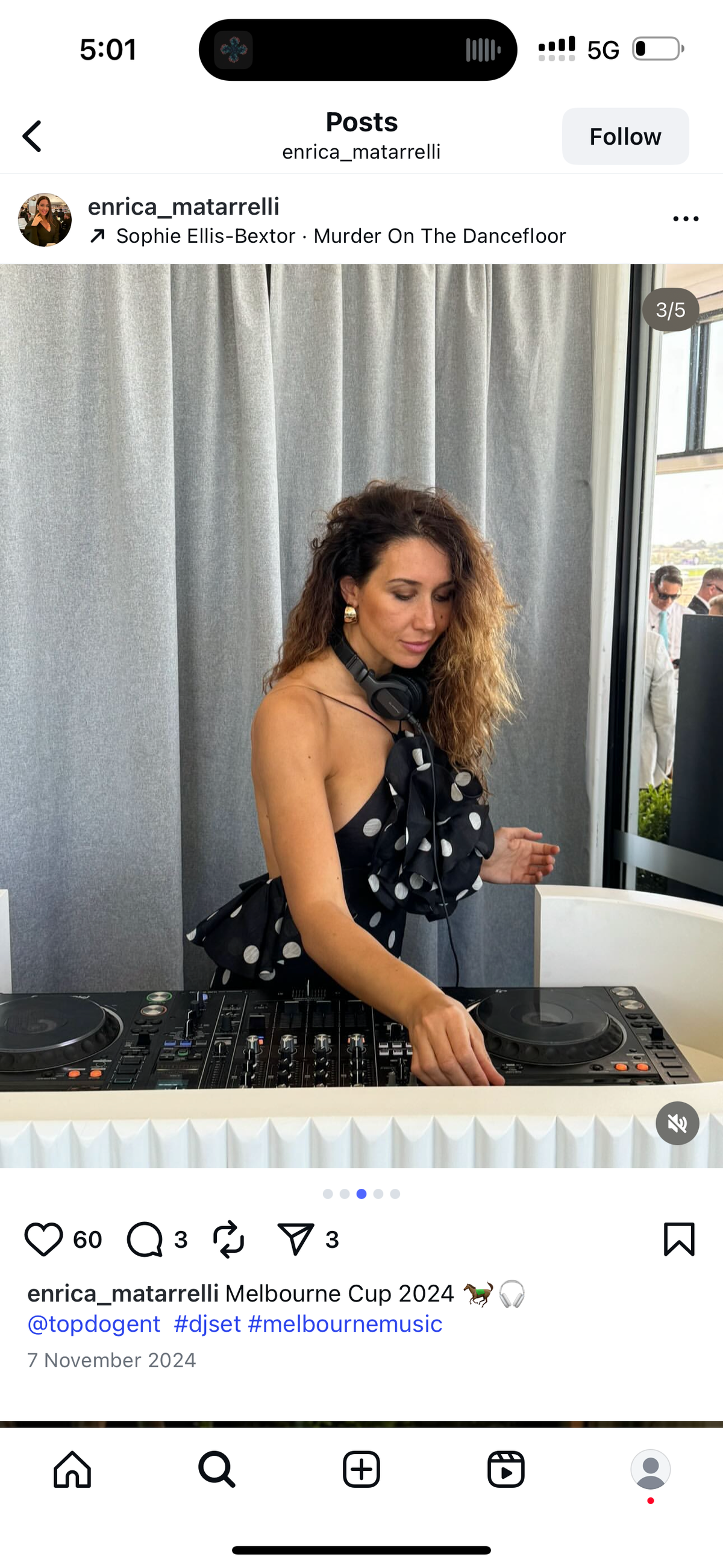 Dj Valentina, live in Melbourne