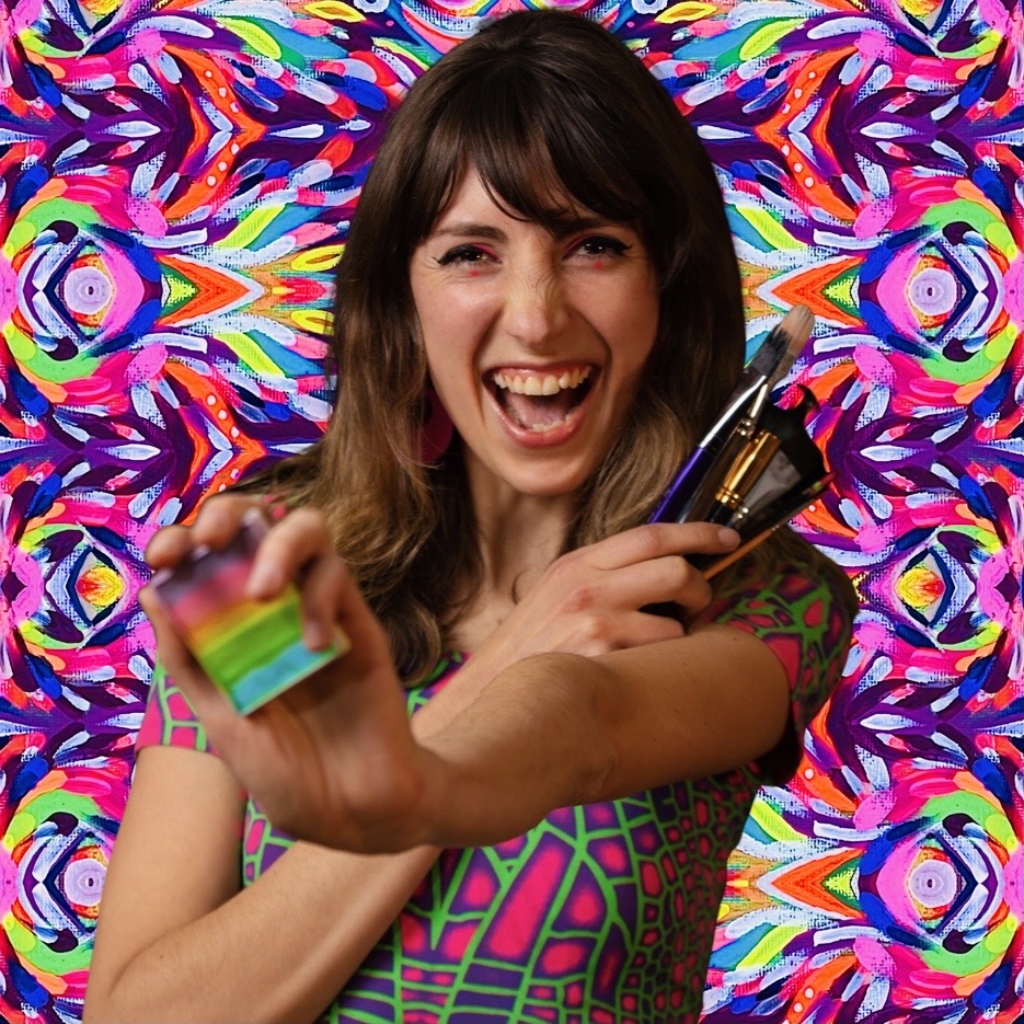 Rainbow Brush Face and Body Painting, face painting in Melbourne