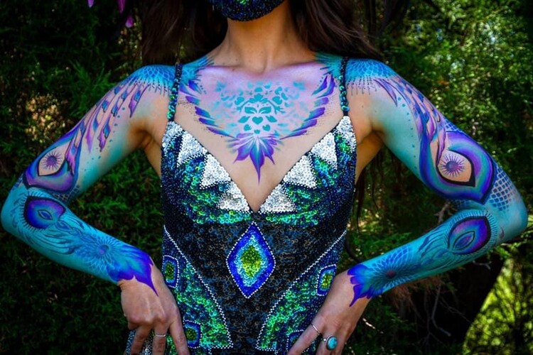 Rainbow Brush Face and Body Painting, face painting in Melbourne, photo 3