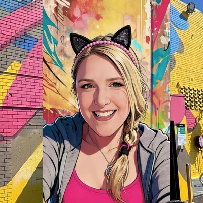 Shadow Cat Face Painting, live in Melbourne, photo 2