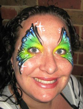 Kylie Devic, face painting in Melbourne, photo 2