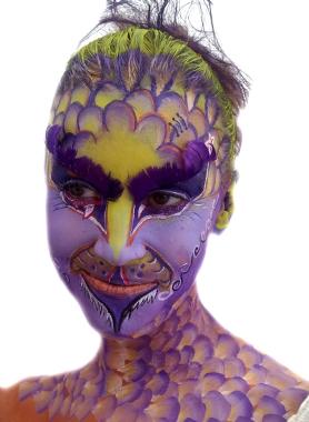 Michelle Milessa, face painting in Melbourne, photo 2