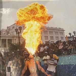 Cuban Dragon, fire performer in Melbourne, photo 2